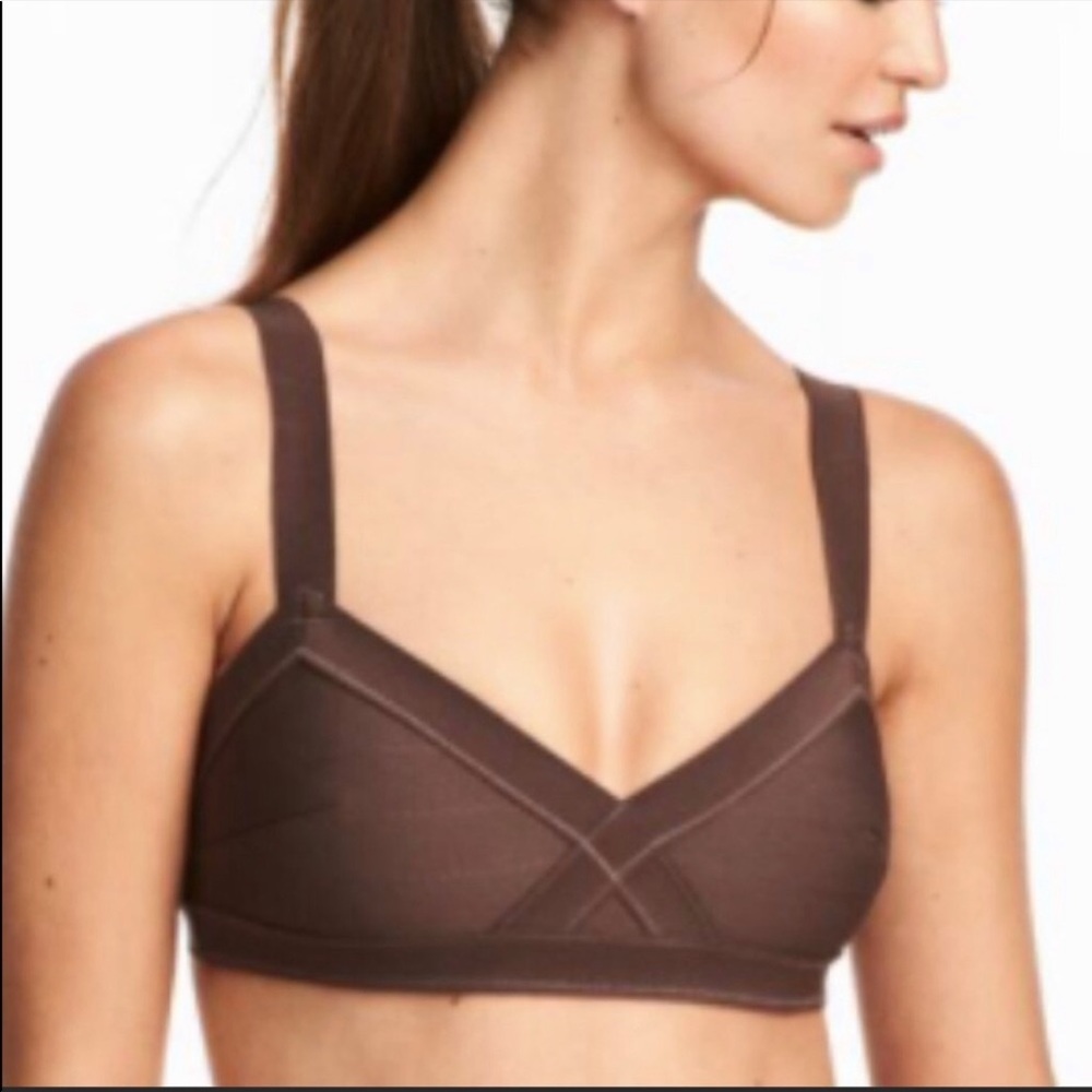H&M Brown Bandage Bikini Top
